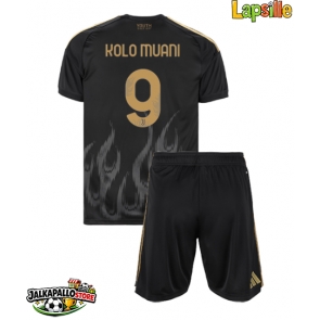 Juventus Randal Kolo Muani #9 Kolmaspaita Lapsille 2026-27 Lyhythihainen (+ shortsit)